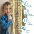 thumbnail image 3 of Pioneer Flower Floral Print Pattern Insulated Teens Curtains Set Of 2, Bedroom Essentials, Toddler Room Decor 42"x54", 3 of 5