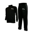 thumbnail image 1 of X-2 Mens Athletic Full Zip Fleece Tracksuit Jogging Sweatsuit Activewear, 1 of 2