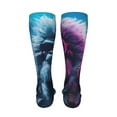 thumbnail image 6 of Xecao Hip-Hop Glasses Gorilla Print Calf Socks Seamless Toe, Knee High Long Socks, Sports Socks Trouser Socks for Women and Men-One Size, 6 of 8