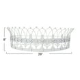 thumbnail image 2 of Creative Co-Op Decorative Metal Curtain or Canopy Crown, White Finish, 2 of 8