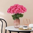 thumbnail image 7 of karymi Lifelike Artificial African Violet Silk Flower Bush for Wedding Table Centerpiece Runner Home Garden Party Vase Decor Arrangement Holiday Gifts Gifts for Women, 7 of 7