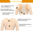 thumbnail image 3 of FITVALEN Women's Arm Compression Sleeves Upper Shapers Slimmer Post Surgery Liposuction Posture Corrector Shapewear Tops, 3 of 11