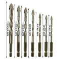 thumbnail image 2 of Four-Flute Sawtooth Drill Bit, Multifunction Serrated Concrete Drill Bit, Skewed Head Ceramic Tile Glass Concrete Stainless Steel Drill Bit, 2 of 8
