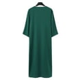thumbnail image 4 of Fashion YLSDY Muslims Burp Cloths Men Long Sleeve Embroidery Robes Arab Classic Islamic Wear Clothing Thobe Big and Tall Fashion 2025 Green M, 4 of 5