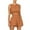 00 # Brown, variant on REORIAFEE Plus Size Summer Outfits for Women Workout Sets Women Fashion Summer Casual High Waisted Suit Army Green L