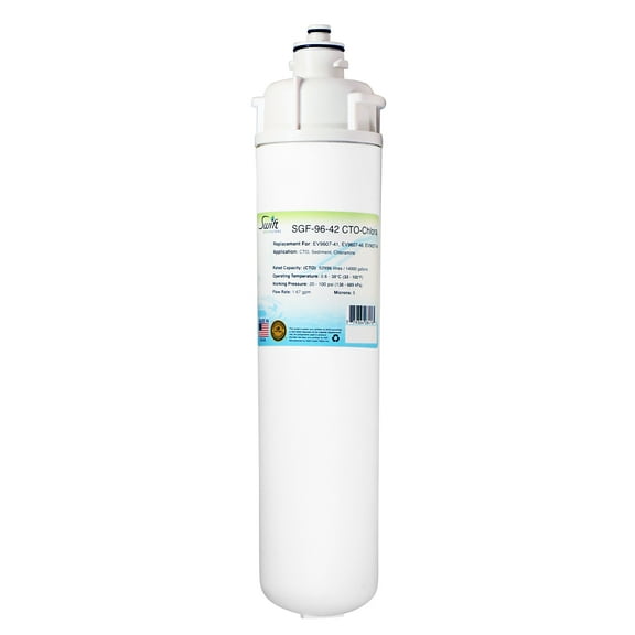 Swift Green Filters SGF-96-42 CTO-Chlora Replacement Water Filter for Everpure EV9607-41,1 Pack