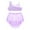 Purple, variant on iiniim Girls Lyrical Ballet Dance Camisole Leotard Tutu Dress Sequins Crop Top with Mesh Irregular Skirt Dancewear