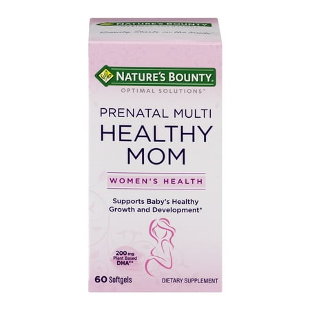 Nature's Bounty Optimal Solutions Healthy Mom Prenatal Multi Softgels, 60