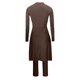 thumbnail image 5 of WILLBEST Traje de Baño de 2 Piezas para Mujer, Traje de Baño de Tres Piezas de Manga Larga Sólido para Mujer, Traje de Baño Completamente Rodeado Por Falda de Protección Solar, 5 of 6