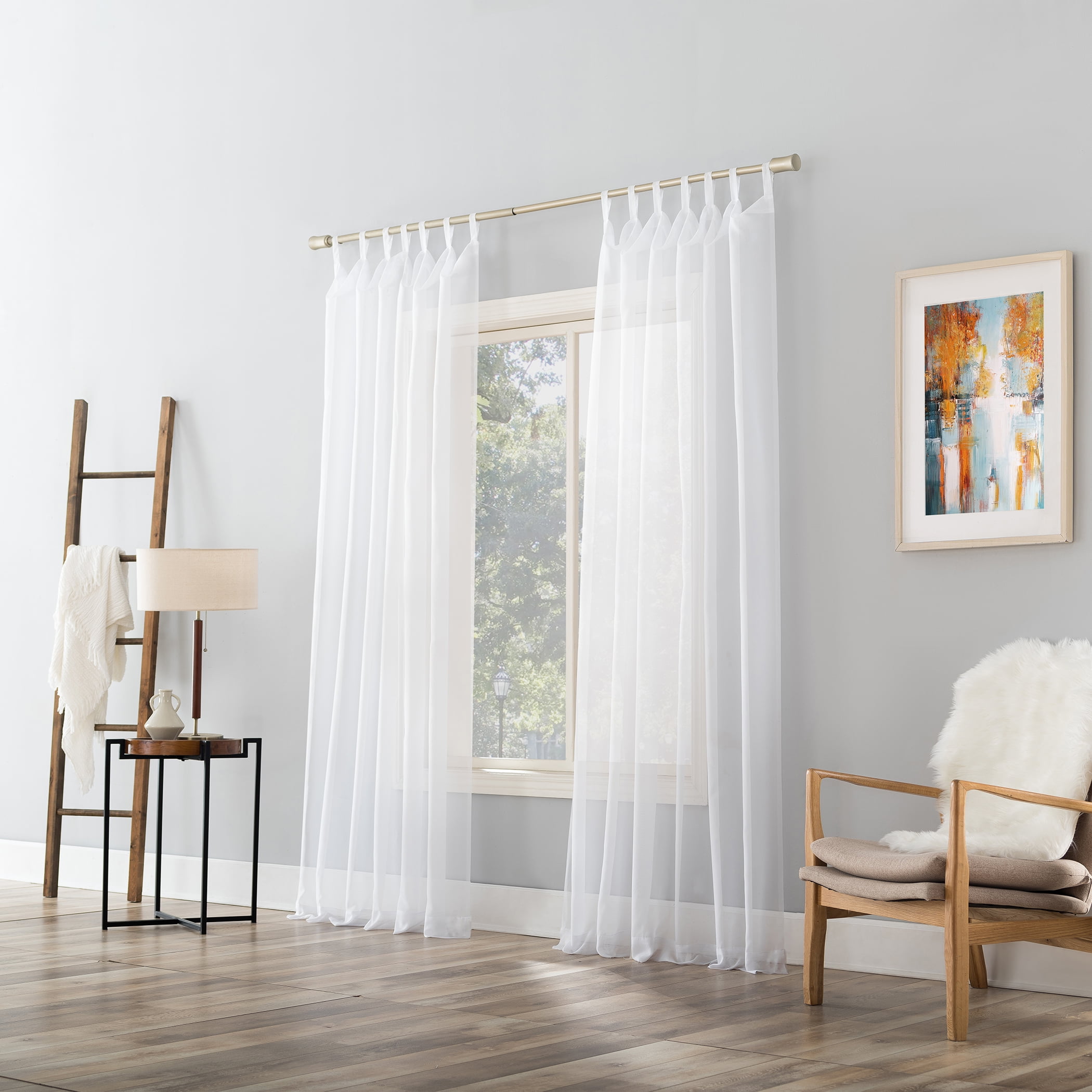 No. 918 Tab Top Sheer Curtains 59 in. x 84.0"