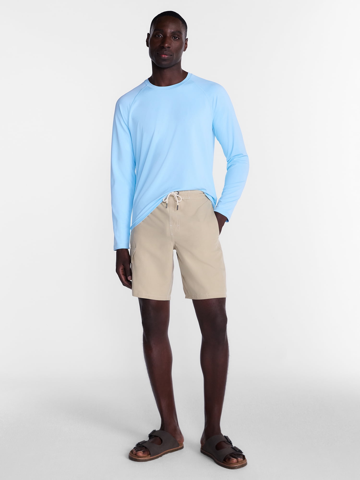 George Men's and Big Men's Cargo E Board Swim Shorts, Sizes S-3XL