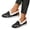 Black, variant on Loafers for Women Winter Fuzzy Casual Embroidered Warm Flats Slip On Comfy Fashion Soft Snow Shoes