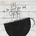 thumbnail image 2 of Kimberly, Allen 20x20 Black Ornate Wood Framed with Double Matting Museum Art Print Titled - Coffee Life 4, 2 of 4
