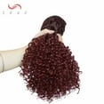thumbnail image 2 of SEGO Afro Kinky Curly Ponytail Extensions Short Synthetic Hair 8 Inch Drawstring Puff Ponytail Hairpieces for Women, 2 of 8