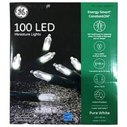 GE Energy Smart Colorite Miniature LED 100-Light Set Holiday, Party, Christmas - Pure White