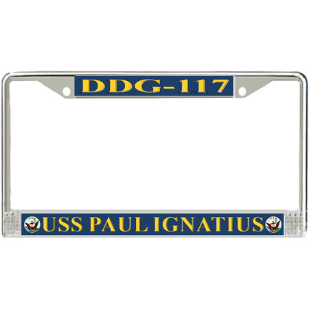 USS Paul Ignatius DDG-117 License Plate Frame