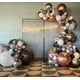 thumbnail image 3 of Kit de guirnalda de globos blancos y plateados negros, globos de fiesta Bobo de oro rosa negro con doble relleno para decoraciones de despedida de soltera, bodas y cumpleaños, 3 of 5