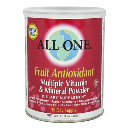 Tous les fruits Un Antioxydant plusieurs vitamines et minéraux Jour poudre 30 Alimentation - 15,9 Oz