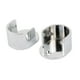 thumbnail image 2 of Soporte de varilla redonda de metal para armario de 25mm de diámetro tono plateado 4pcs, 2 of 4