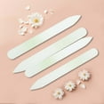 thumbnail image 6 of Unique Bargains Glass Multifunctional Nail File Manicure Tool Small 4 Pcs White Green, 6 of 6