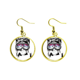 thumbnail image 1 of Graffiti Street Northern gafas de esqui Ear Dangle Golden Drop Earring Jewelry Mujer Unbranded M, 1 of 3