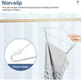 thumbnail image 4 of SPECILITE Metal Wire Hangers 200 Pack with Groove, Space Saving Clothes Hanger Non Slip 16.7in for Adults and Children, 4 of 7