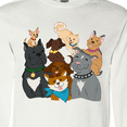 thumbnail image 4 of Inktastic Happy Dog Family Long Sleeve T-Shirt, 4 of 5