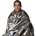 thumbnail image 4 of Emergency Thermal Blankets, Survival Reflective Thermal First Aid Foil Blanket (Silver,3 Pack), 4 of 5
