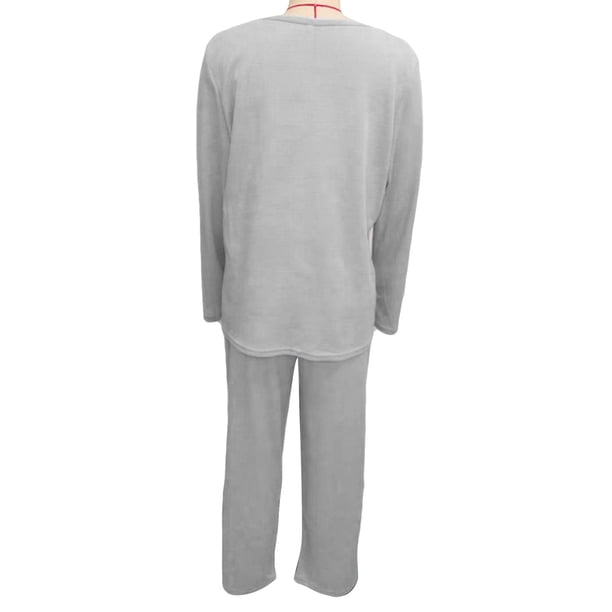 Ropa de dormir con pantalones superiores de manga larga, pijamas de dos piezas para mujer Conjunto de pijamas con pantalones superiores de manga larga Conjunto de salón de manga larga para mujer Tecnología avanzada
