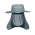 thumbnail image 3 of Sombrero de pescador Ligero Impermeable Yuyangstore Estilo E Gris, 3 of 8
