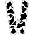 thumbnail image 4 of 10 inch Cow  Animal Print Letter Decals Stickers from A to Z, 4 of 25