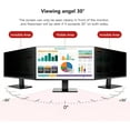thumbnail image 3 of Pozlle Computer Privacy Screen Shield Compatible for 21.5/22 Inch 16:9 Widescreen Desktop Monitor - Anti Glare & Blue Light Filter - Hanging Design for Easy On/Off, 3 of 6