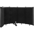 thumbnail image 4 of GLEAM Microphone Isolation Shield - Tripod Stand 2 ft 6" to 5 ft 10" Height Adjustable Stand Compatible w/Blue Yeti, AT2020, AKG, Rode Microphones, 4 of 15