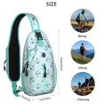 thumbnail image 5 of Crossbody Sling Backpack for Women Men Decorative Boat Anchor Sky Blue Shoulder Sling Crossbody Casual Chest Bag for Travel Sports Running Hiking, 5 of 6