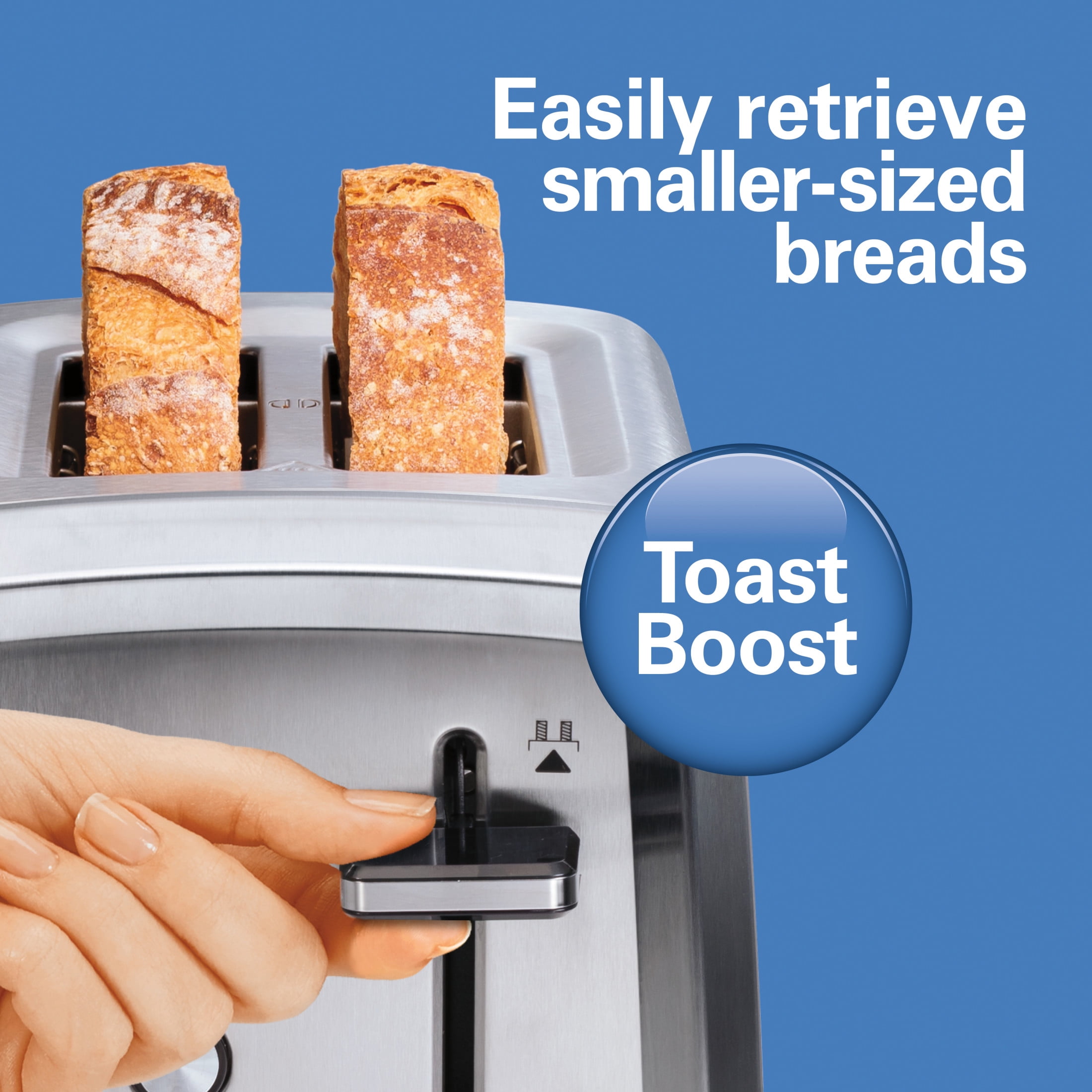Hamilton Beach 2 Slice Toaster, Extra-Wide Slots for Bread, Bagel