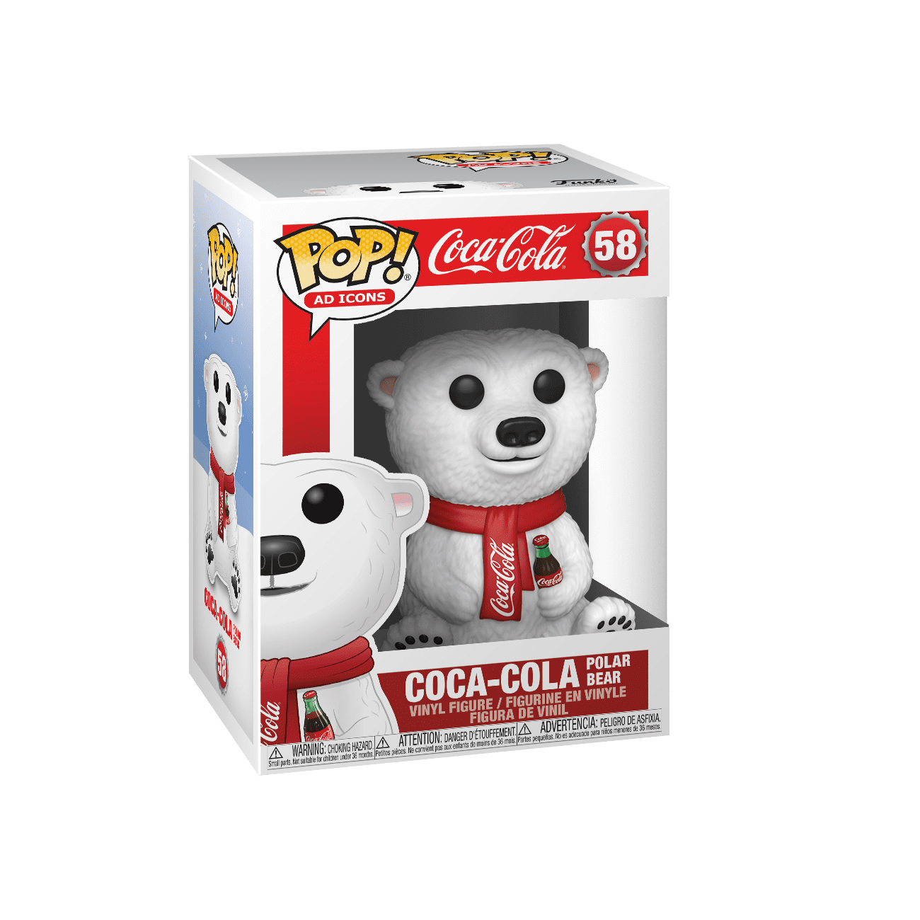 civilisation Teoretisk længes efter Funko POP Ad Icons: Coca-Cola - Polar Bear - Walmart.com