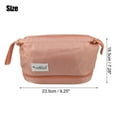 thumbnail image 2 of Makeup Bag Cosmetic Travel Bag Waterproof Organizer Case Toiletry Bag for Women Nylon Pink, 2 of 6