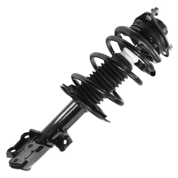 Detroit Axle - Front Right Strut for Hyundai Genesis Coupe 2010 2011 2012 [Excludes Brembo Brakes], Strut with Coil Spring Assembly Replacement Suspension