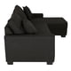 thumbnail image 3 of Love-Chaise Derecho Smoky Petit Negro, 3 of 8