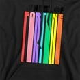 thumbnail image 2 of Popfunk Wheel of Fortune Logo Color Blend Adult Pull-Over Hoodie, Black, 2X-Large, 2 of 5