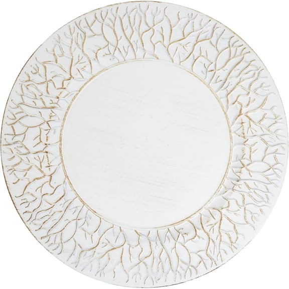 Nature-Inspired Branch Edge Charger Plate (Set of 4)