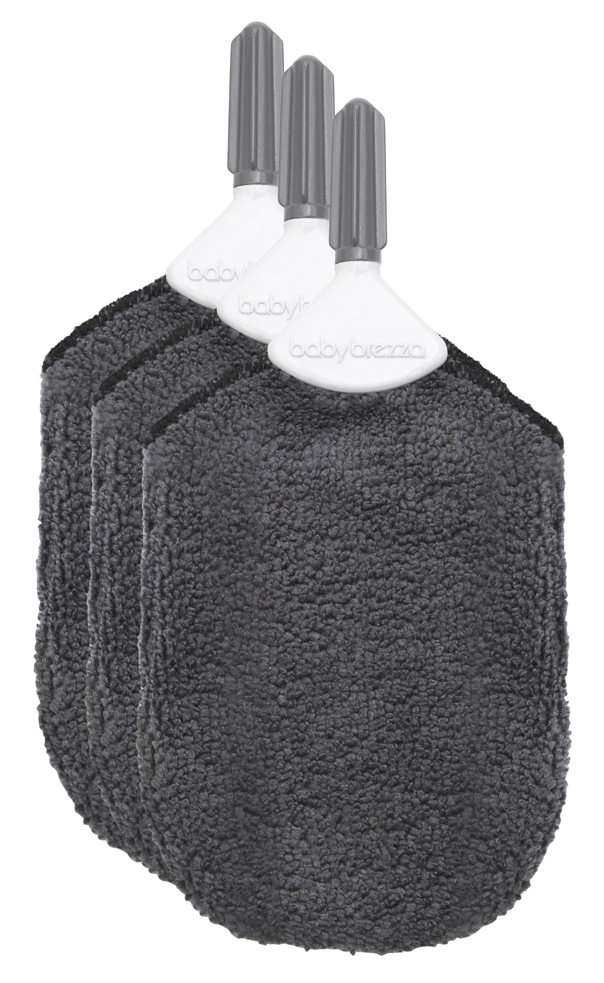 3 Pack Baby Brezza Bottle Cleaning Cloth Grey