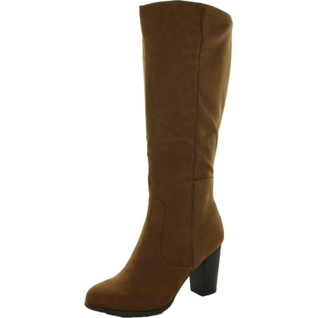 

Style & Co. Womens Addyy Faux Suede Block Heel Knee-High Boots