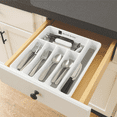 thumbnail image 2 of Lavish Home Silverware Drawer Organizer with 6 Sections and Nonslip Tray, 2 of 6