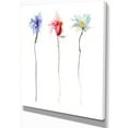 thumbnail image 2 of Trois Fleurs - Impression sur Toile Art Floral, 2 of 3