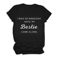 thumbnail image 2 of B91xZ T-Shirt à Manches Courtes en Coton T Shirts Col Rond, Noir TTG, 2 of 2