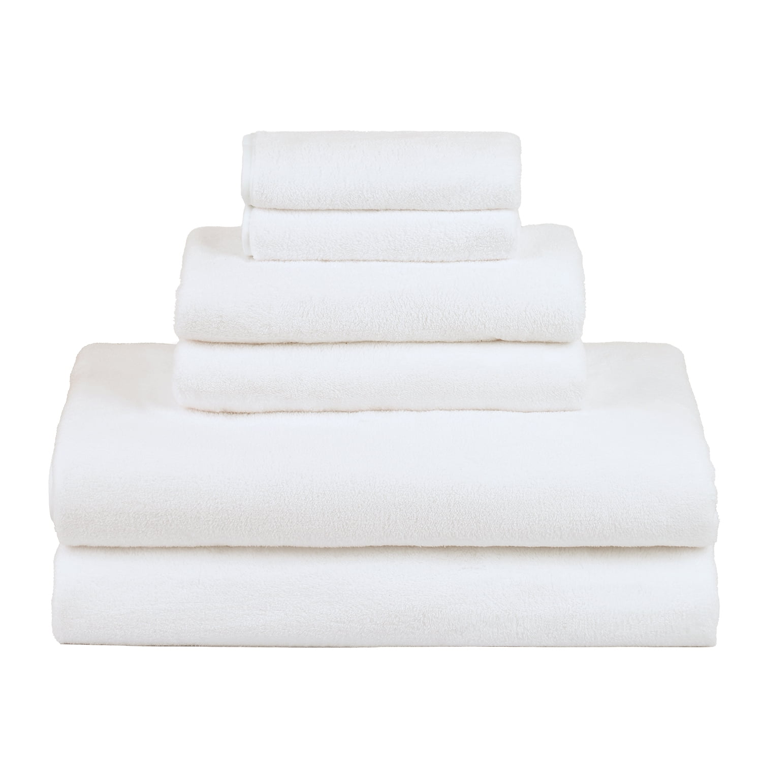 JML 6 Piece Bath Towel Set Absorbent & Fast Drying HighDensity