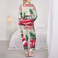 thumbnail image 5 of Bingfone Womens Pajama Sets Merry Christmas 1 Print,Long Sleeve Loungewear Pajamas Set-Medium, 5 of 9
