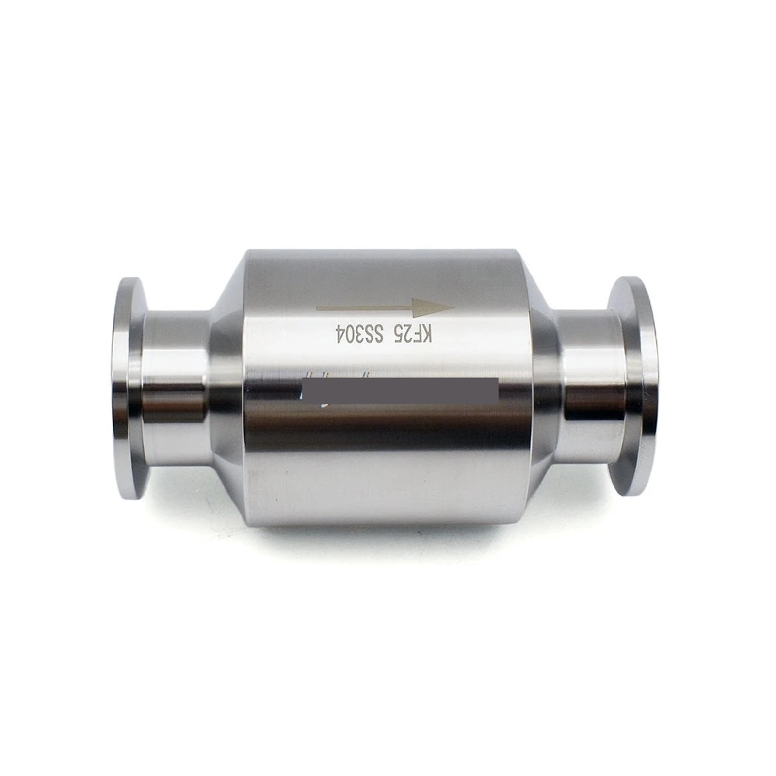 SS304 Stainless Steel KF Series Vacuum One-way Valve - KF16/25/40/50 Inline For Industrial Pumps Homebrew Vacuum System Fitting