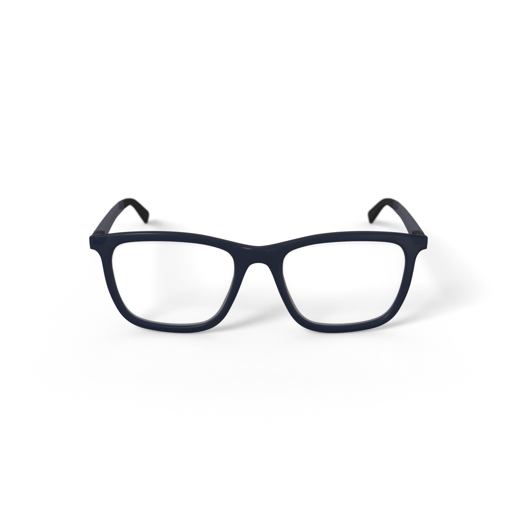 Bio Eyes Men's Clay Square Prescription Eyeglasses with Case, Grey